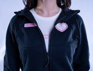 CBFC Cropped Zip Hoodie