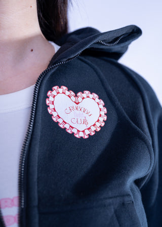 CBFC Cropped Zip Hoodie