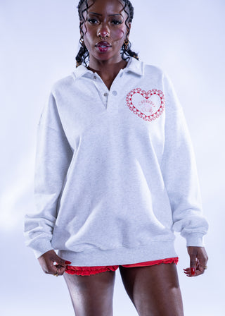Sapphic Yearning Polo Sweatshirt