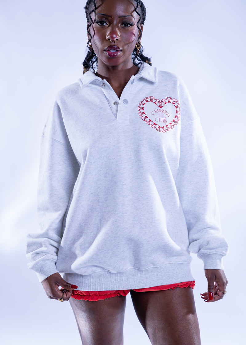 Sapphic Yearning Polo Sweatshirt