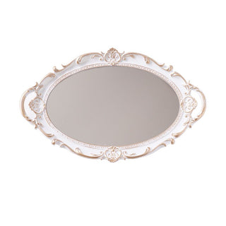 Ornate Carved Mirror Tray